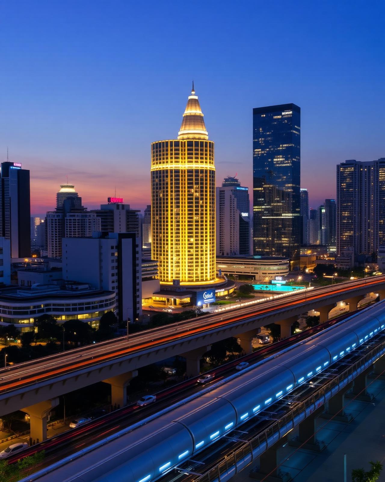 Apartment towers in Dubai